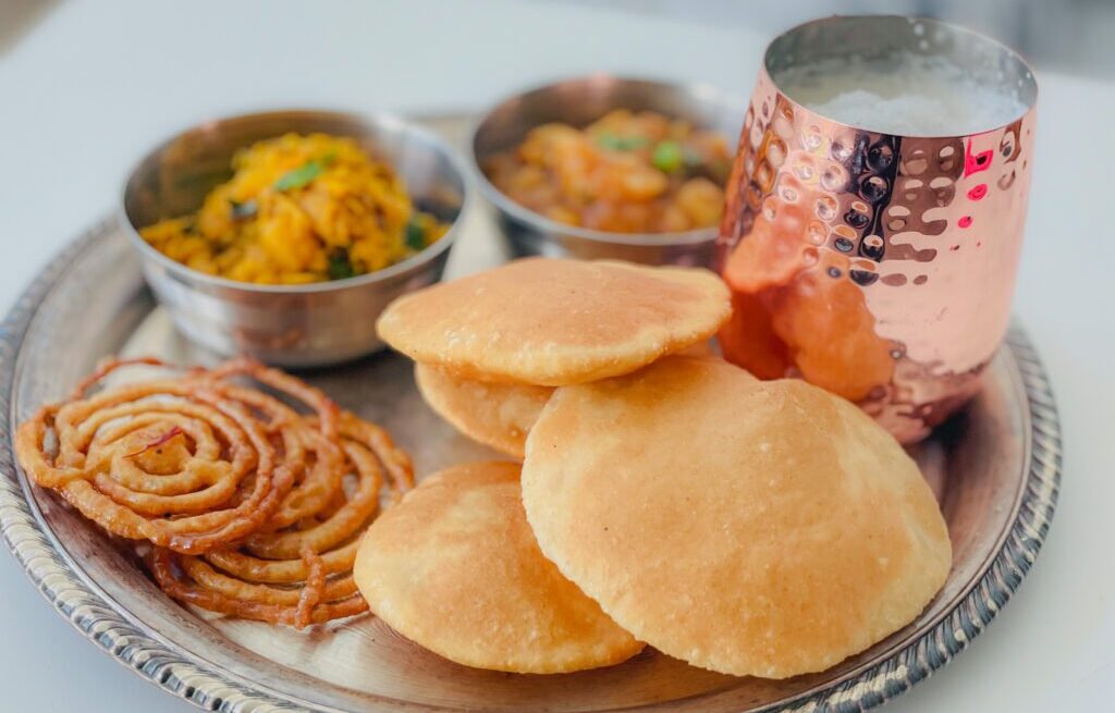 Bedai and jalebi