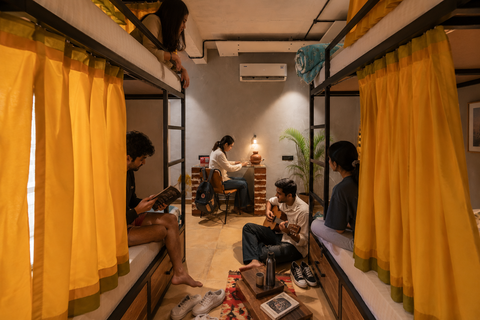 4 bed mixed dorm Local Lok VNS